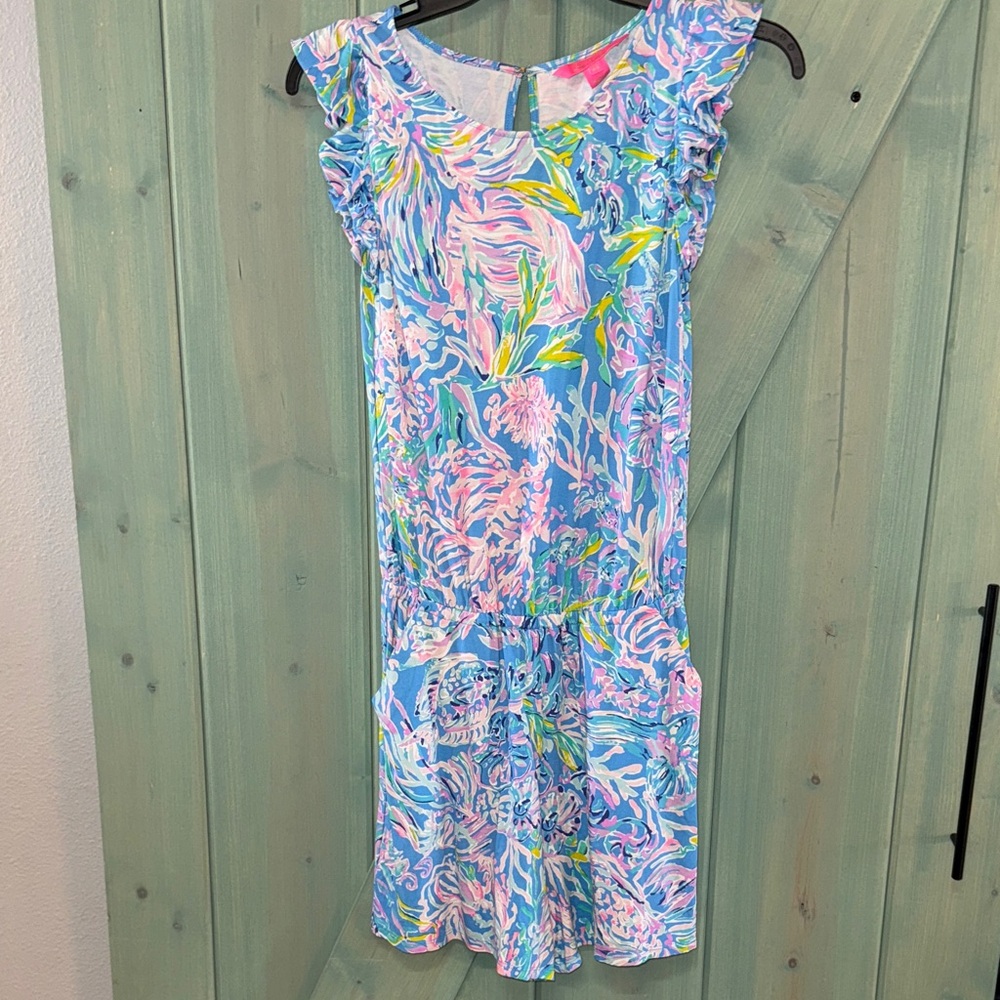 Lilly Pulitzer size XS romper EUC vibrant colors